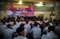 Prajurit TNI AU Pekanbaru aksi doa 171717 di Masjid, Pura & Gereja
