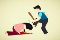 Stres, Pria ini aniaya anak & istrinya dengan kapak