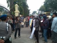 Aliansi Pendemo Desak Kapolda Riau Copot Kapolsek Kampar Kiri