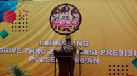 Di Pekanbaru, Polsek Tampan Satu-Satunya Yang Menerapkan Pelayanan Drive Thru SKCK & LKB