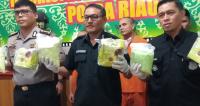 Polda Riau Bongkar Sindikat Narkoba Internasional