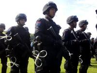 Mantap! Para Pengawal Cabup di Riau Dilatih Pasukan Elit