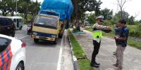 Over Tonase, Truk di Jalan Jensud ini Ditilang Polisi