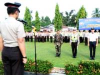Kompol Syafri Tan Pimpin Apel Gelar Pasukan