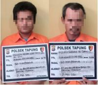 2 Pelaku Pencurian Plat Besi Tes Tank PT Chevron Digulung Polisi