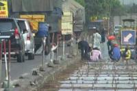Wah! Macet Panjang, Ratusan Kendaraan Antri di Lokasi Perbaikan Jalintim