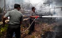 Aparat kaget, 1,5 Ha lahan di Rohul terbakar, 2 Desa malah kompak: bukan wilayah desa saya, Pak!