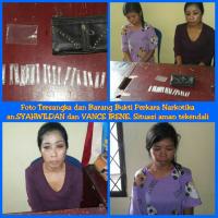 2 Wanita di Dumai Ditangkap Saat Sedang Transaksi Narkoba