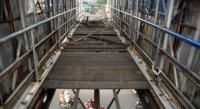 Jembatan Penyebrangan di Bagan Batu Rohil membahayakan warga
