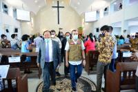 Menuju New Normal, Gubri Tinjau Gereja HKBP Pekanbaru