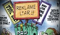 Pekanbaru marak reklame liar di pohon, Dewan: bertahun-tahun dirawat malah rusak, tertibkan!