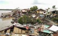30 Rumah di Inhil Ambruk Masuk Sungai, Diterjang Longsor Abrasi