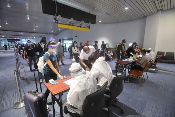 Cegah Varian baru masuk ke Riau, Penumpang yang turun di Bandara SSK II wajib Rapid