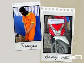 Polisi Tembak Kaki dan Lutut Begal Motor di Pekanbaru
