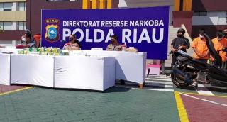 Polda Riau Ungkap Paket 19 Kilo Sabu & 500 Ekstasi Dikendalikan Dari Napi Bengkalis