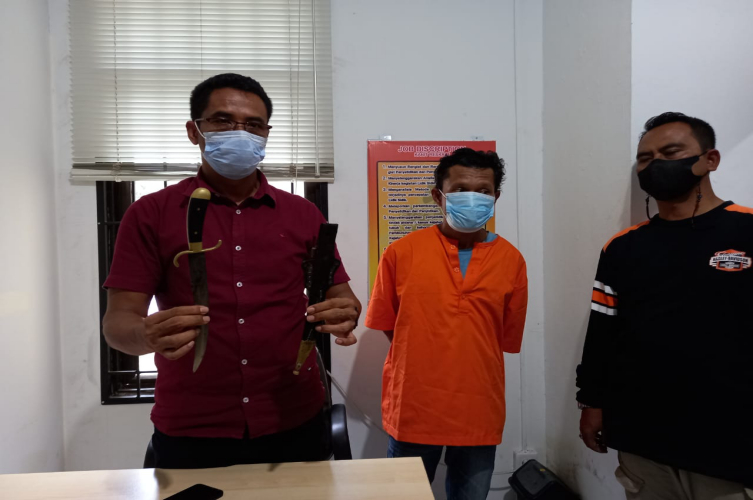 Pegawai Kemenkumham Ditikam, Tukang Parkir Ditangkap