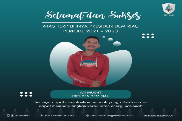 Iwa Muchti Terpilih jadi Presiden DEM Riau