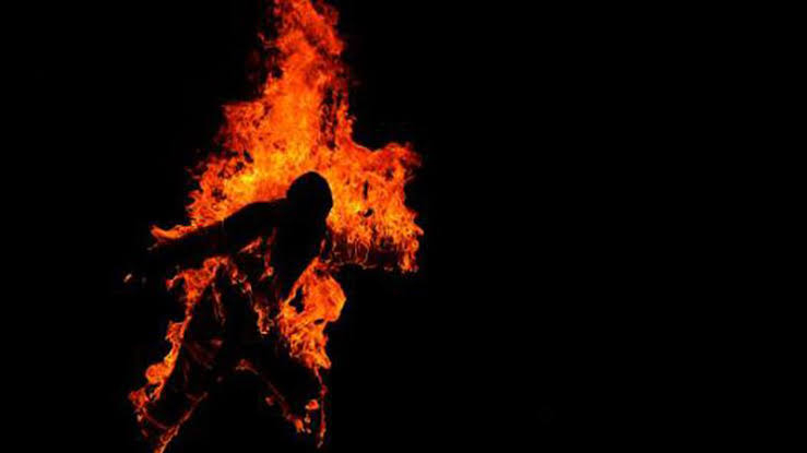 Penjual Gado-gado Tewas Terbakar