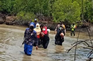 Empat Perempuan Asal Rohingya Diselamatkan Satpolairud