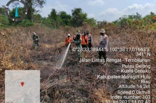 KPBD Sebut Ada Tantangan Extrim Pemadaman Karhutla di Inhu Riau 