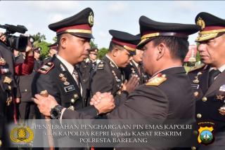Sukses ungkap Narkoba hingga Pemalsuan PCR, Perwira Ini Diganjar PIN Emas Kapolri