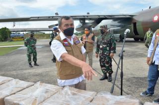 Bantuan Jokowi, Oksigen dan Obat-obatan Tiba di Lanud RsN