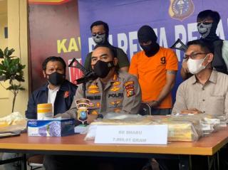 8 KG Sabu Dalam Kemasan Teh Cina Siap Edar Digagalkan Polisi