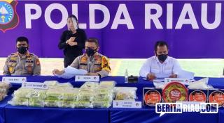 Digagalkan, Penyelundupan 117 Kg Sabu dan Ribuan Butir Pil Ekstasi Asal Malaysia