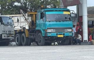 Polda Riau Tangkap Truk Saat Melansir BBM Subsidi Untuk Industri
