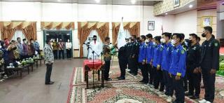 Kukuhkan Hipemarohi Pekanbaru, Bupati Rohil: Jadilah Mahasiswa Yang Tangguh