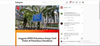 Setujui Tarif Parkir Naik, Anggota DPRD Pekanbaru Babak Belur di Bully Warganet