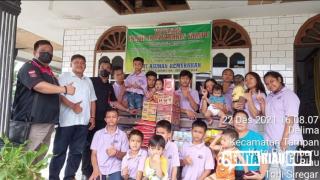 Meriahkan Nataru, DPD LSM PERKARA Riau Berbagi Kebaikan dan Sukacita