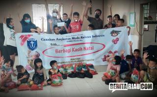 Serba-Serbi Natal GAMKI dan GMKI di Riau: Ibadah Raya, Safari Sembako, Donor Darah Hingga Beasiswa
