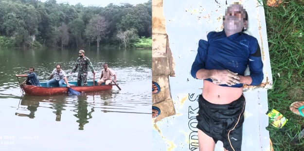 Warga Rumbai Pekanbaru Heboh, Sosok Pria Mengapung di Danau