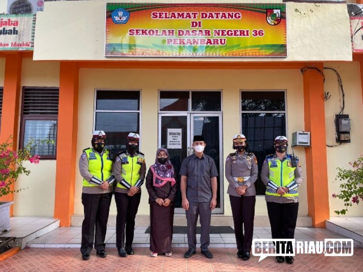 Ditlantas Polda Riau Sosialisasi Keselamatan Lancang Kuning