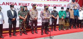 Pastikan Vaksinasi Berjalan Aman, Kapolri Jendral Listyo Sigit Turun Ke SPN Kampar