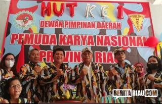 Gelar HUT, DPD Pemuda Karya Nasional Provinsi Riau Genap 1 Tahun