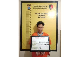 Polsek Bukitraya Jemput Pemuda Ini Usai Bobol Bengkel Pakai Kunci Duplikat