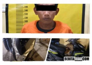 Pelaku Curanmor Ditahan Polsek Limapuluh, Dilaporkan Lagi Kasus Penggelapan