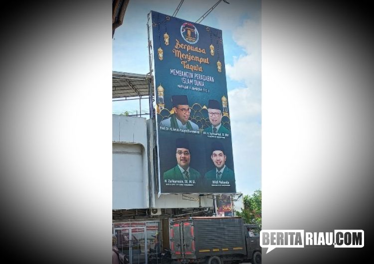Jelang 2024, DPC PPP Pekanbaru Endorse Wajah Anies Baswedan Lewat Baliho