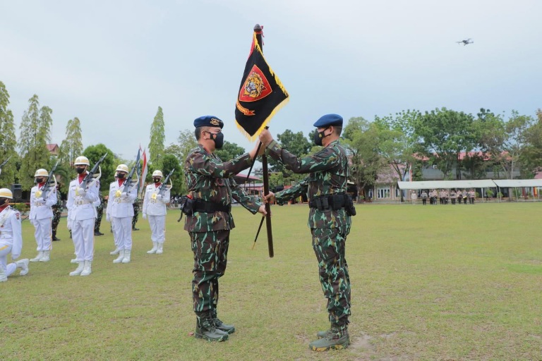 Tunggul Batayon C Pelopor Satuan Brimob Polda Riau Resmi Dikukuhkan