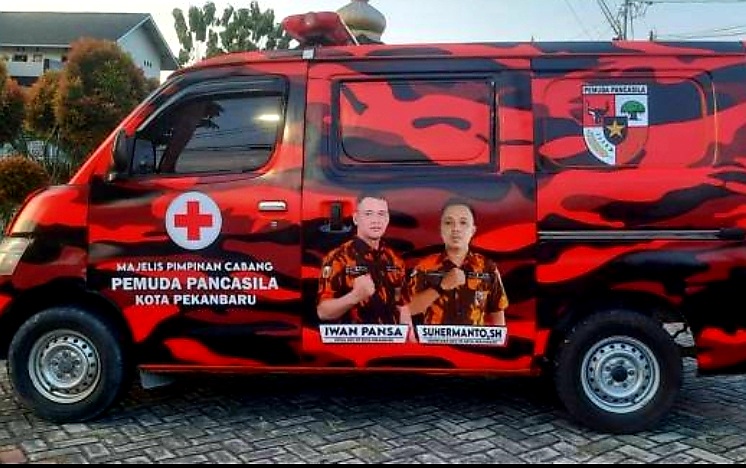 MPC Pemuda Pancasila Pekanbaru Luncurkan Ambulans Gratis Untuk Masyarakat