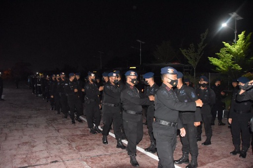 Amankan Aksi Unjuk Rasa, Kapolda Riau Lepas Keberangkatan 105 Personel BKOÂ