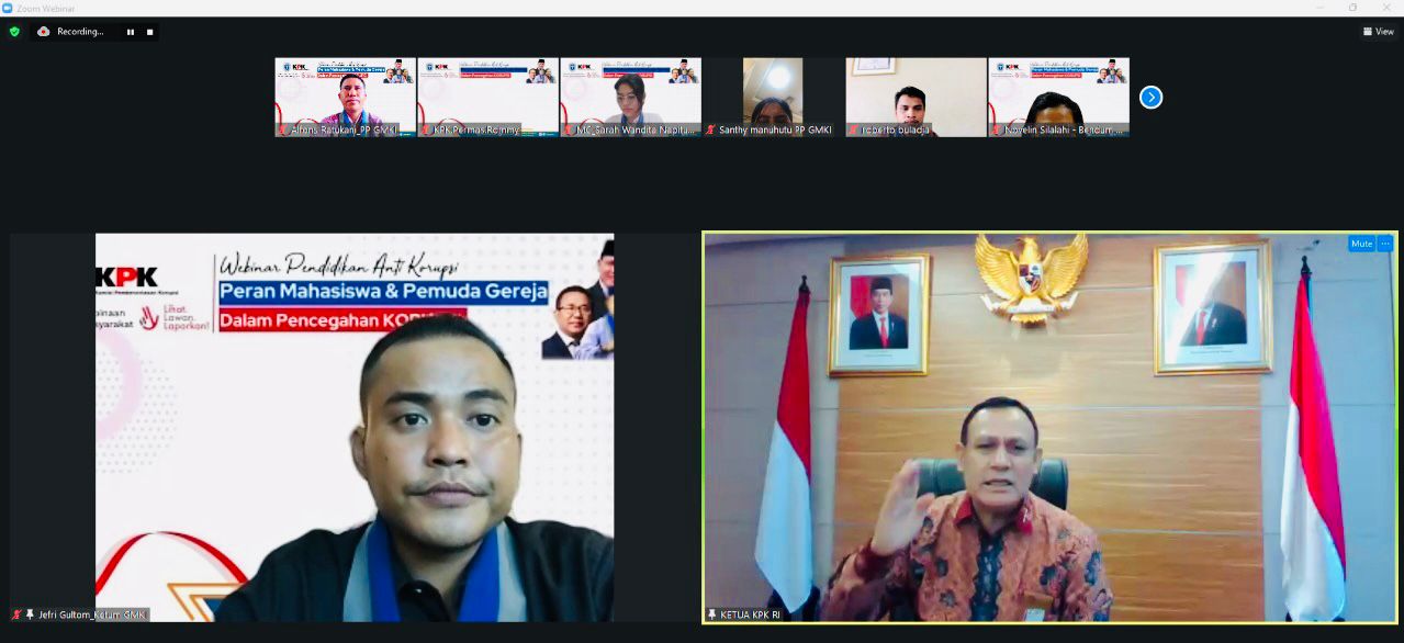 Ketua KPK dan GMKI Sepakat Bekerjasama Cegah Korupsi