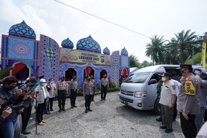 Tinjau Kesiapan Mudik, Gubernur Riau Datangi Rokan Hilir