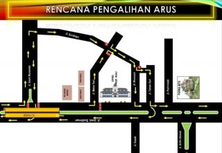 Antisipasi Macet Unjukrasa, Jalan Jenderal Sudirman Pekanbaru Ditutup, Ini Rute Alternatifnya