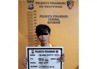 Bobol Rumah Warga, Pemuda 25 Tahun Asal PekanbaruÂ  Mendekam di PenjaraÂ 