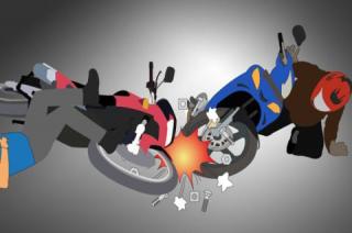 Duel Maut Sepeda Motor di Rohul, Satu Tewas, Tiga Luka
