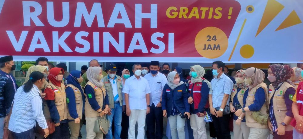 Gubernur Riau Resmikan Rumah Vaksin 24 Jam di RSJ Tampan