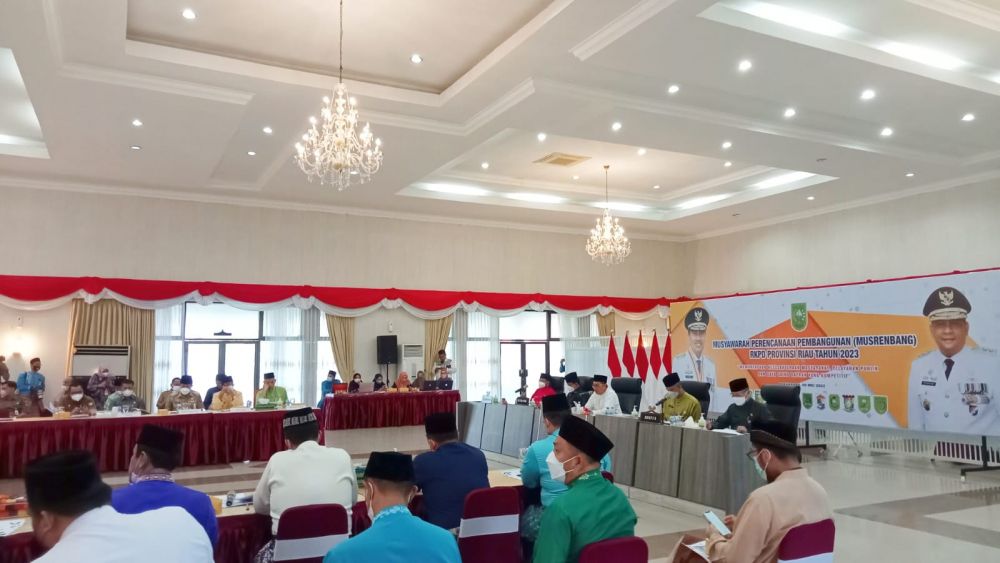 Buka Musrenbang RKPD Provinsi Riau Tahun 2023, Ini Harapan Gubri